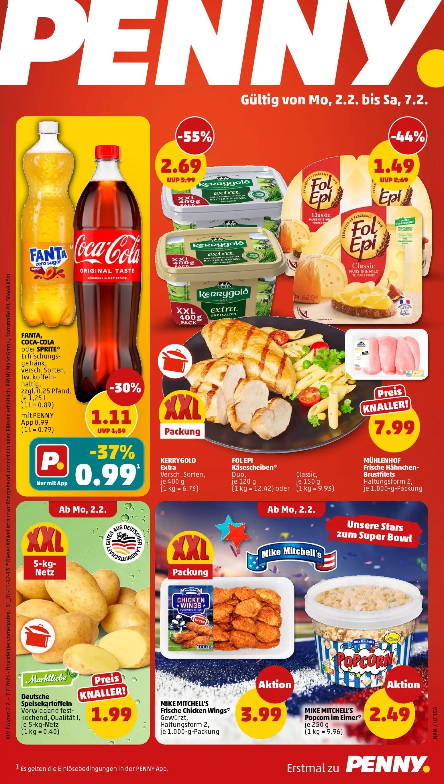 Vorschau von dem Prospekt des Geschäftes Penny, gültig ab dem 02.02.2026
