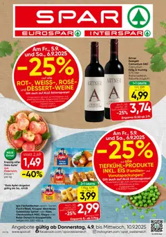 Vorschau der Angebote: Spar Wien gültig ab 04.09.2025