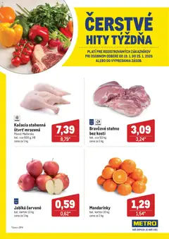 Náhľad Metro letáku platného od 19.01.2026