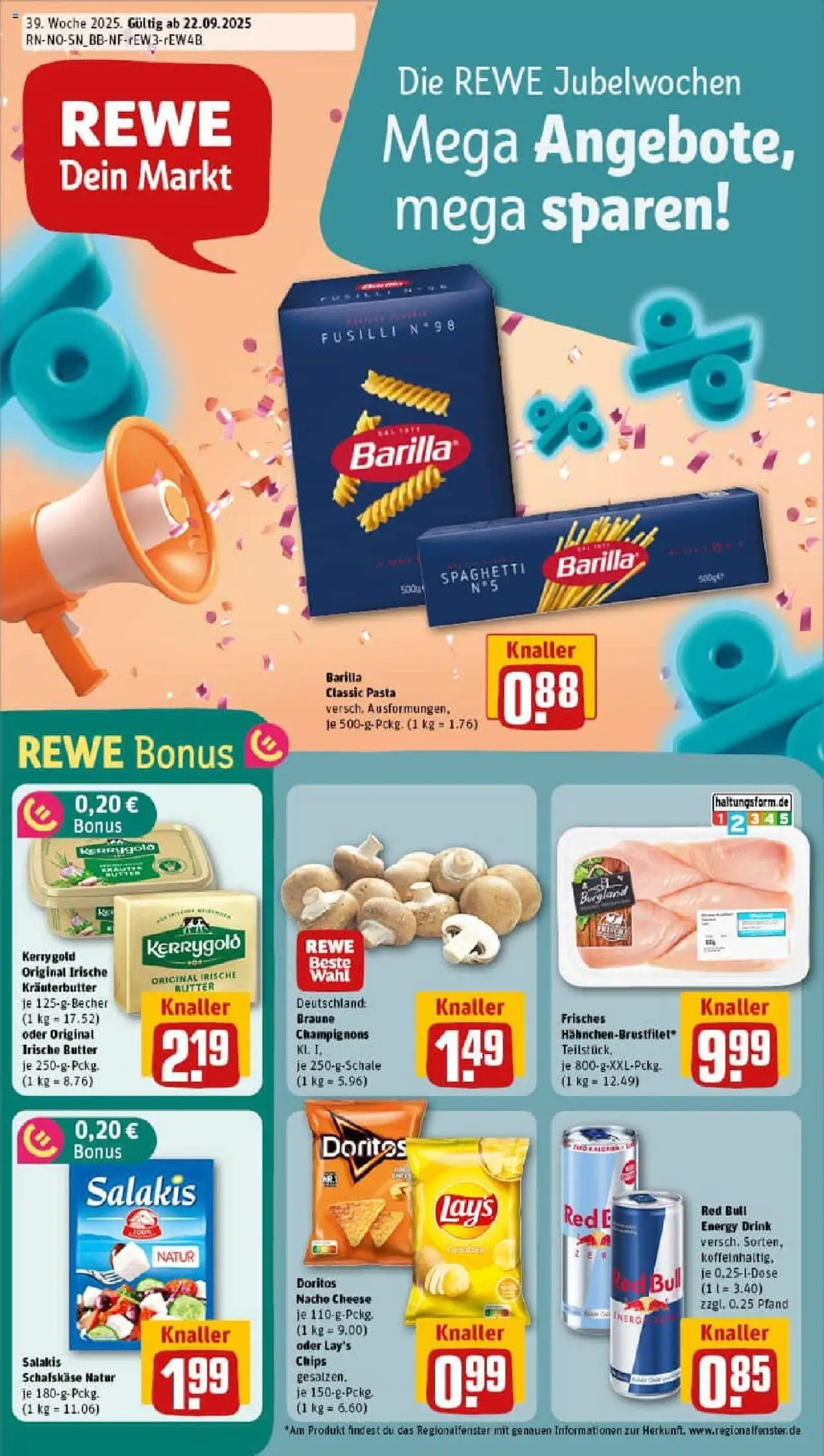 REWE Prospekt ab 21.09.2025 nächste Woche - Prospekt Salzgitter/Fredenberg	