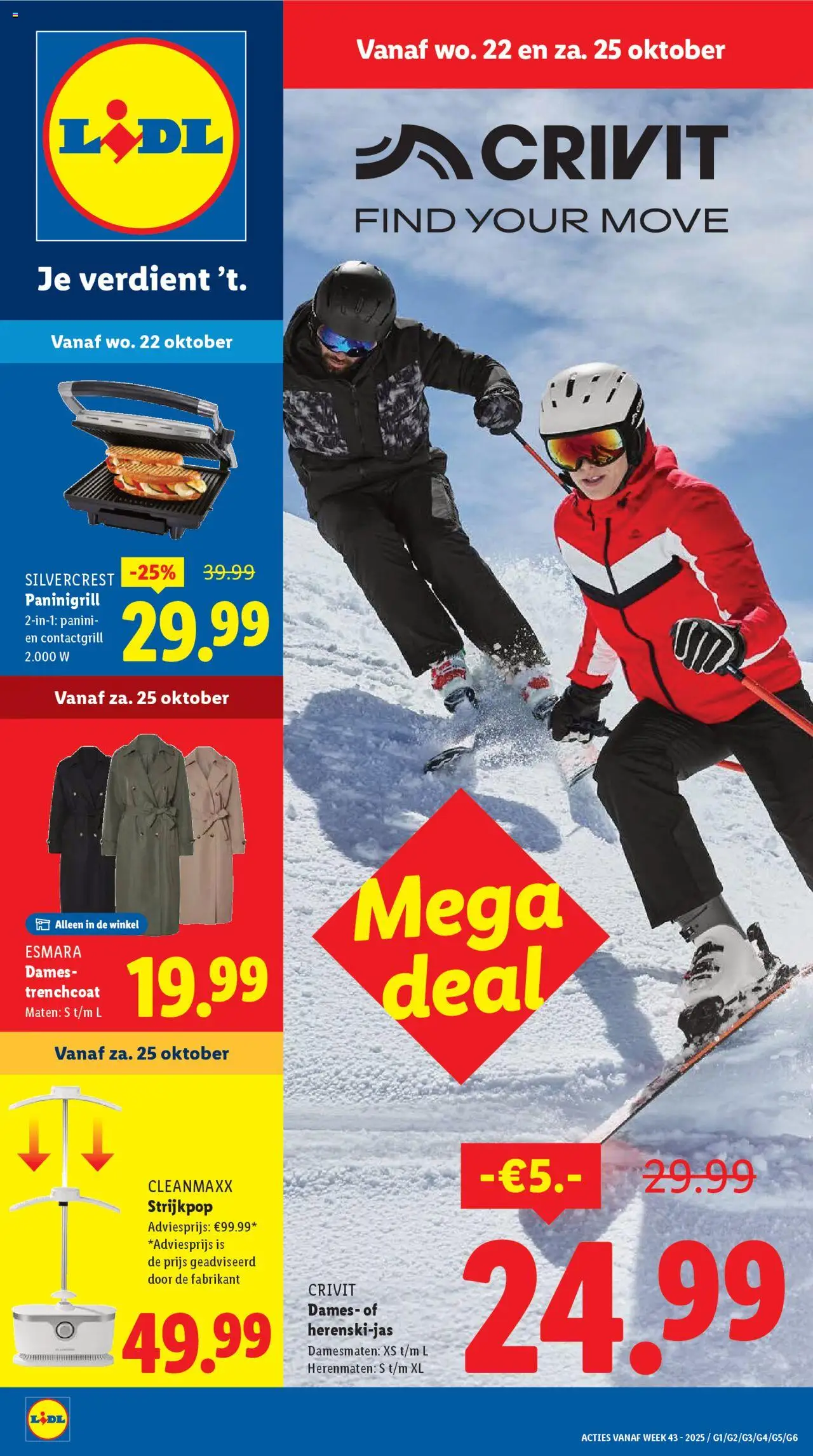 Lidl shop Non Food folder - Week 43 geldig vanaf 22-10-2025 - Paginanummer 1