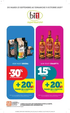 Prévisualisation de Catalogue du magasin bi1 formulaire valide 22/09/2025