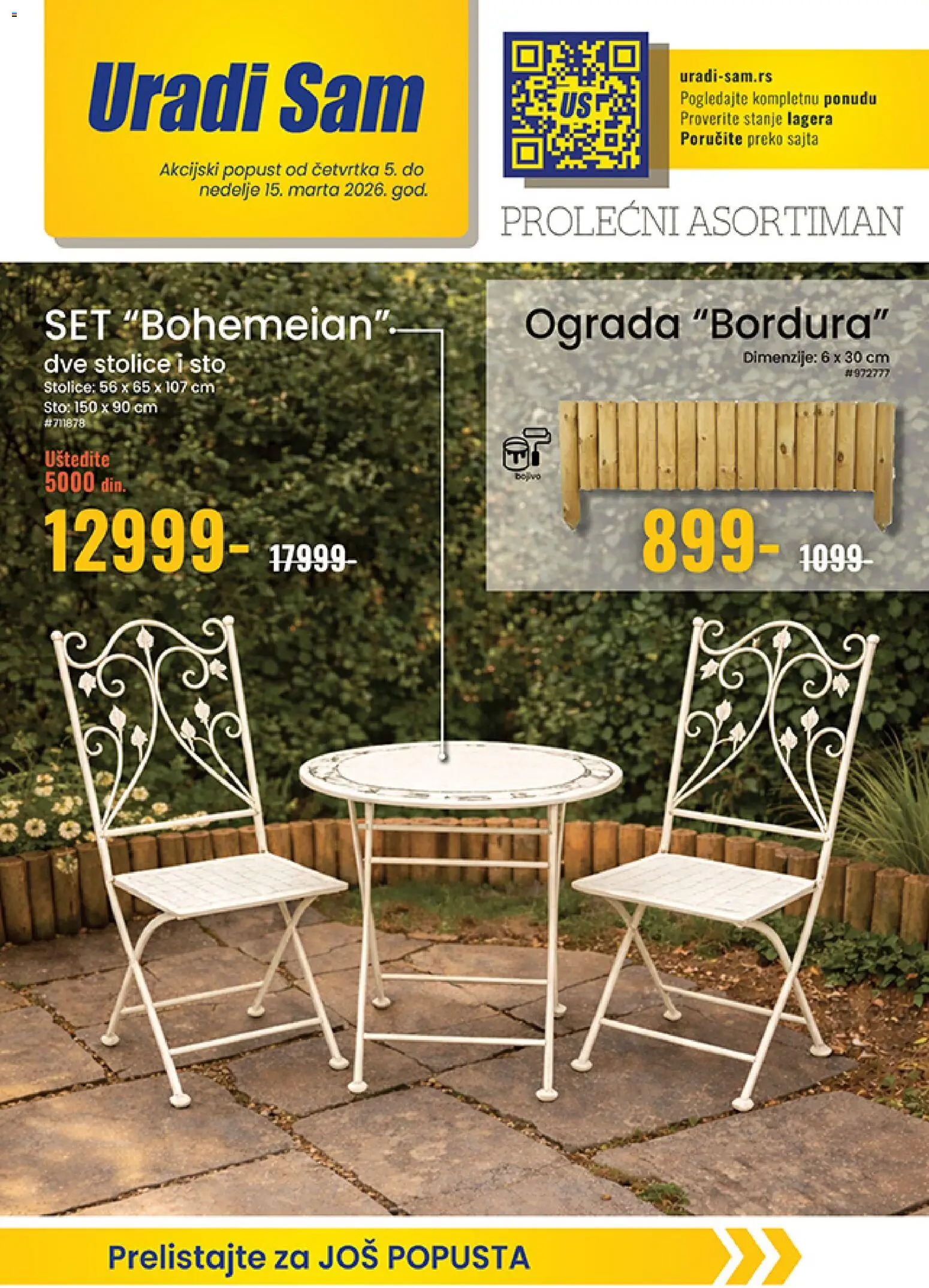 Pregled Uradi Sam kataloga - važi od 05.03.2026