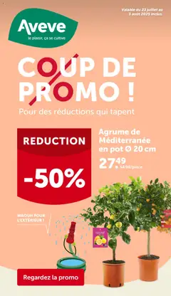 Prévisualisation de Publicité du magasin Aveve formulaire valide 23/07/2025