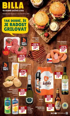 Náhled nabídky: Billa Billa leták - Grilování platný od 07.04.2026