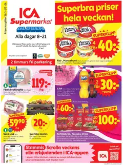 Förhandsgranska reklamblad Stockholm Globen från butik ICA Supermarket gäller från 26/01/2026