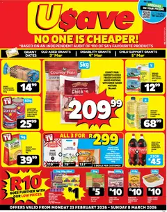 Preview of Usave flyer valid from 23/02/2026