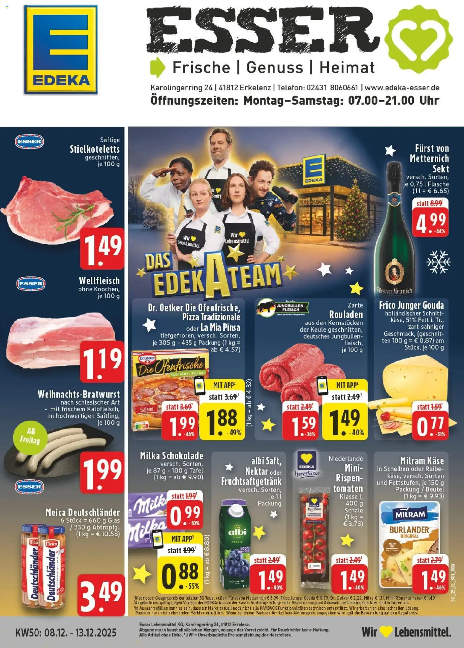 Vorschau von dem Prospekt des Geschäftes Edeka, gültig ab dem 07.12.2025