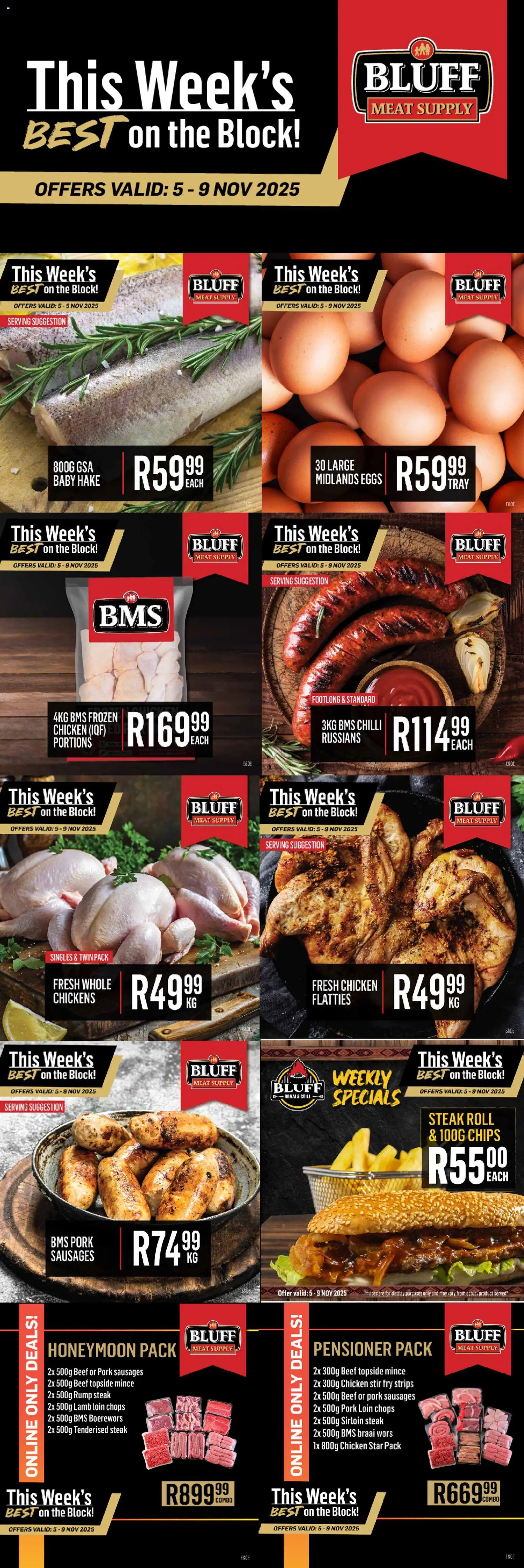 Preview of Bluff Meat Supply flyer valid from 05/11/2025