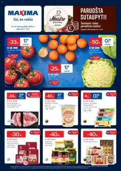MAXIMA parduotuvės leidinio Leidinys galiojančio nuo 2025.11.04 peržiūra | puslapis: 1