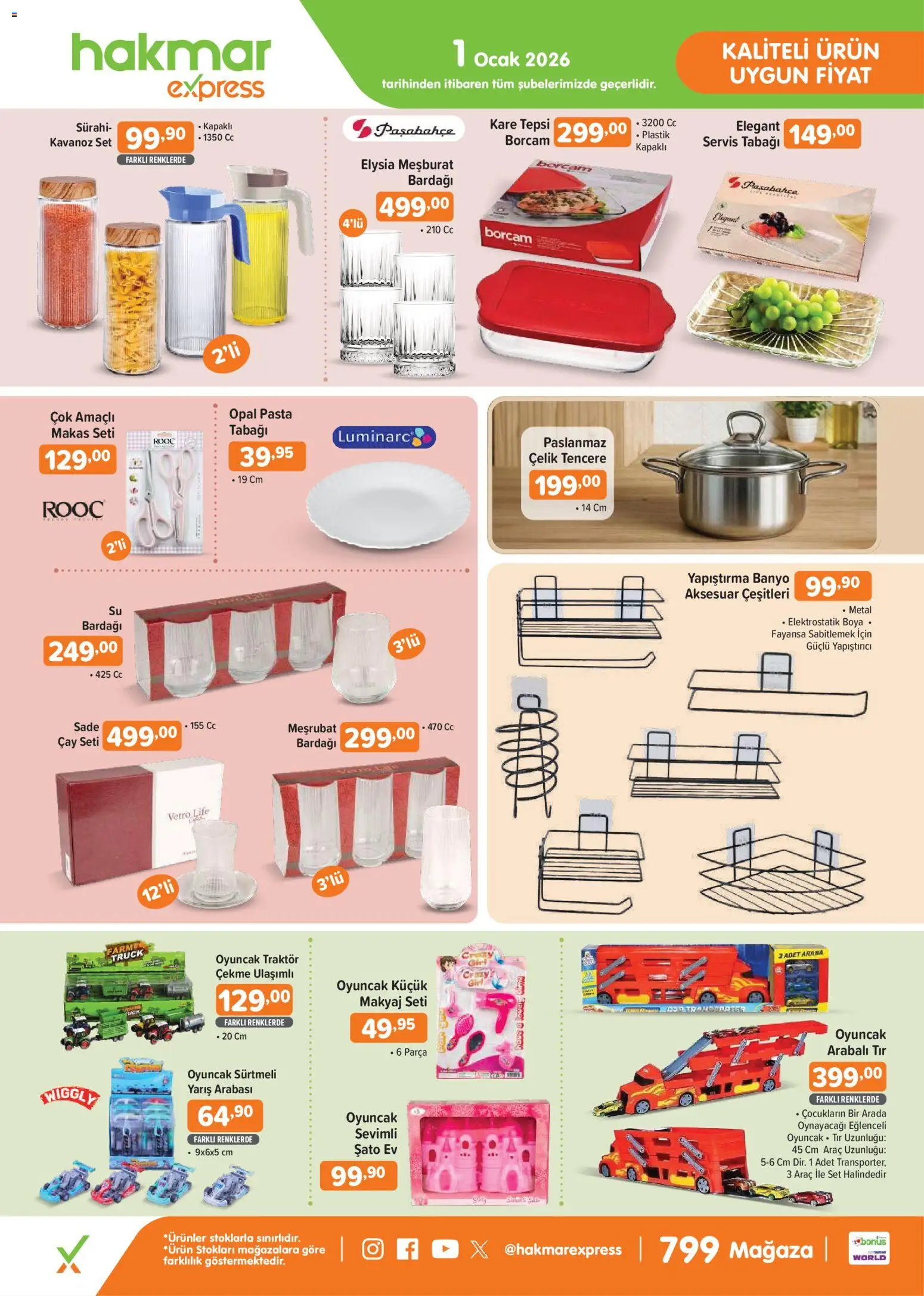Hakmar Express Perşembe Aktüel Ürünler 01.01.2026 - Broşürünün önizlemesi