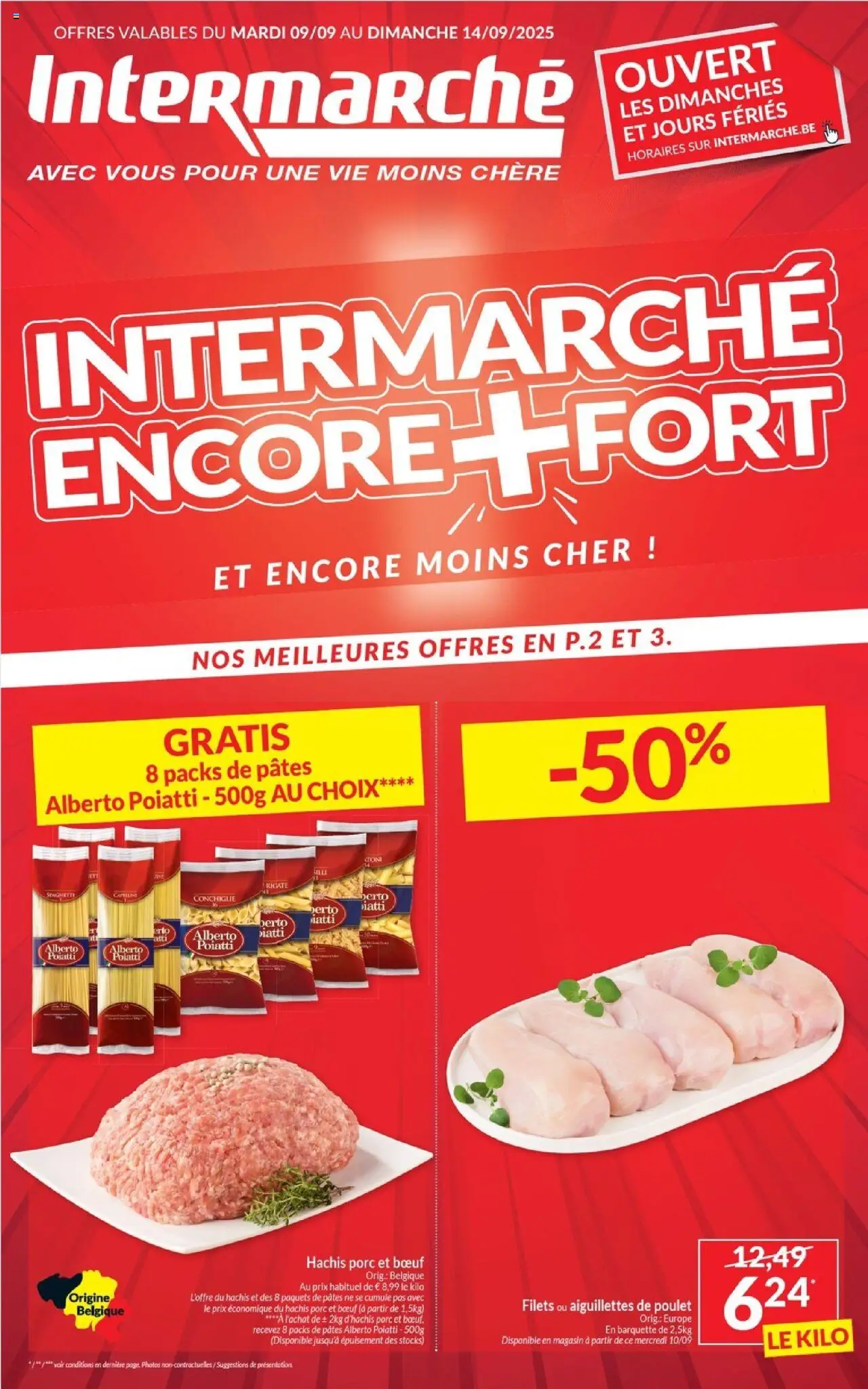 Intermarché shop Folder de la semaine 37 geldig vanaf 09/09/2025 - Paginanummer 1