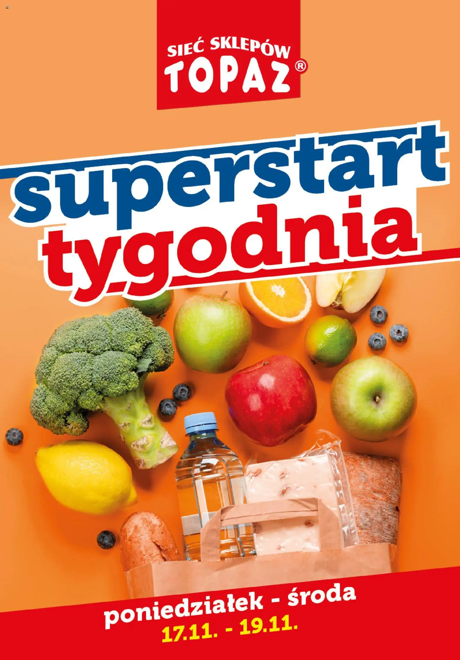 Pogląd gazetki "Superstart tygodnia" ze sklepu Topaz ważnej od 17.11.2025