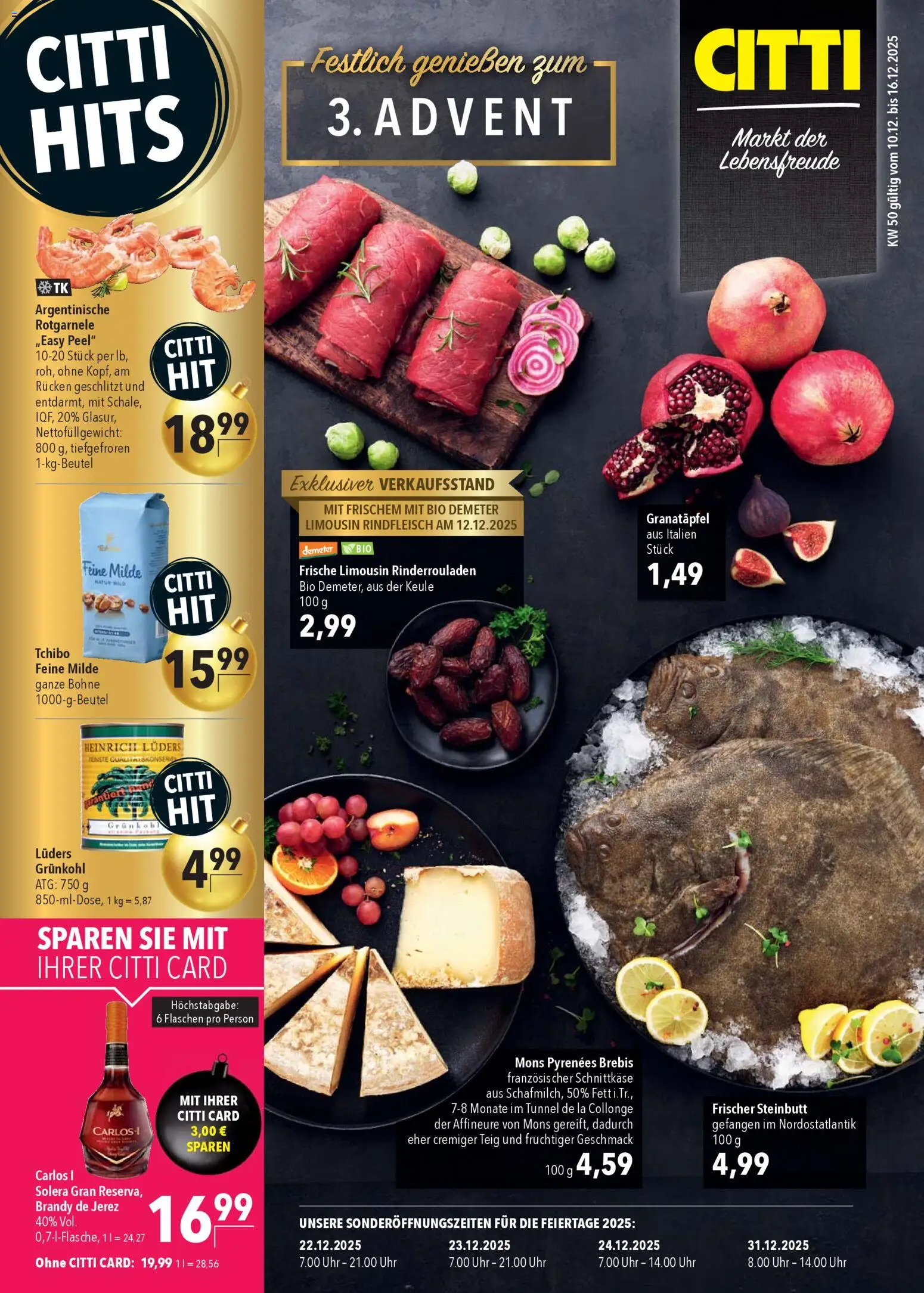 Vorschau von dem Prospekt des Geschäftes CITTI Markt, gültig ab dem 10.12.2025