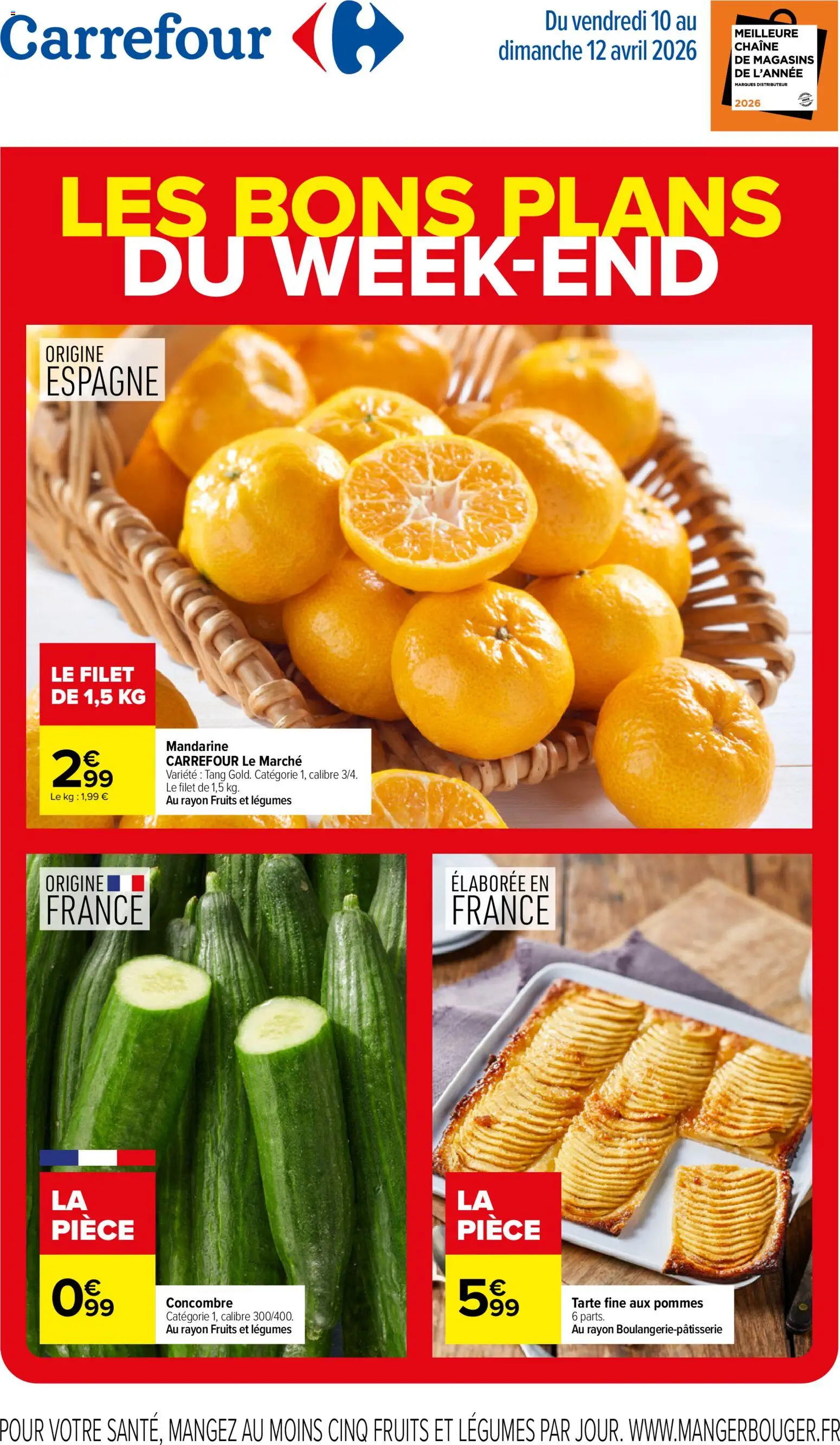 Prévisualisation de Carrefour les bons plans du week-end du magasin Carrefour formulaire valide 10/04/2026