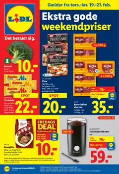 Eksempel på tilbudsavis Weekend tilbud fra butik Lidl gyldig fra 19/02/2026
