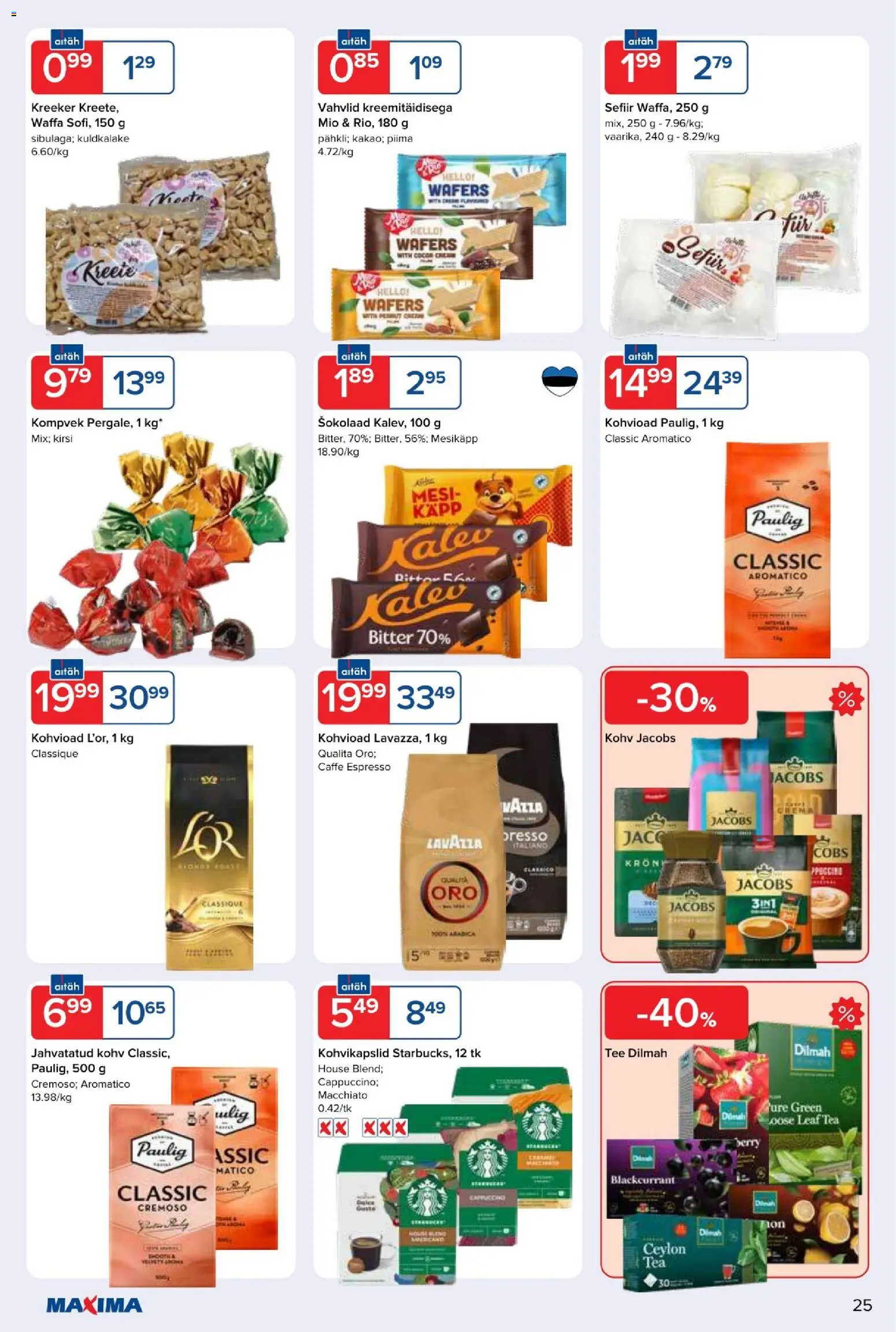 Maxima kliendilehe eelvaade alates 2026.01.06