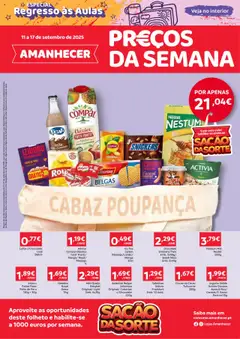 Pré-visualização do folheto da loja Amanhecer válida a partir de 11/09/2025