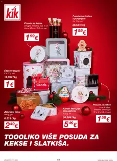 Pregled letka Black Friday trgovine Kik vrijedi od 17.11.2025 | Stranica: 14