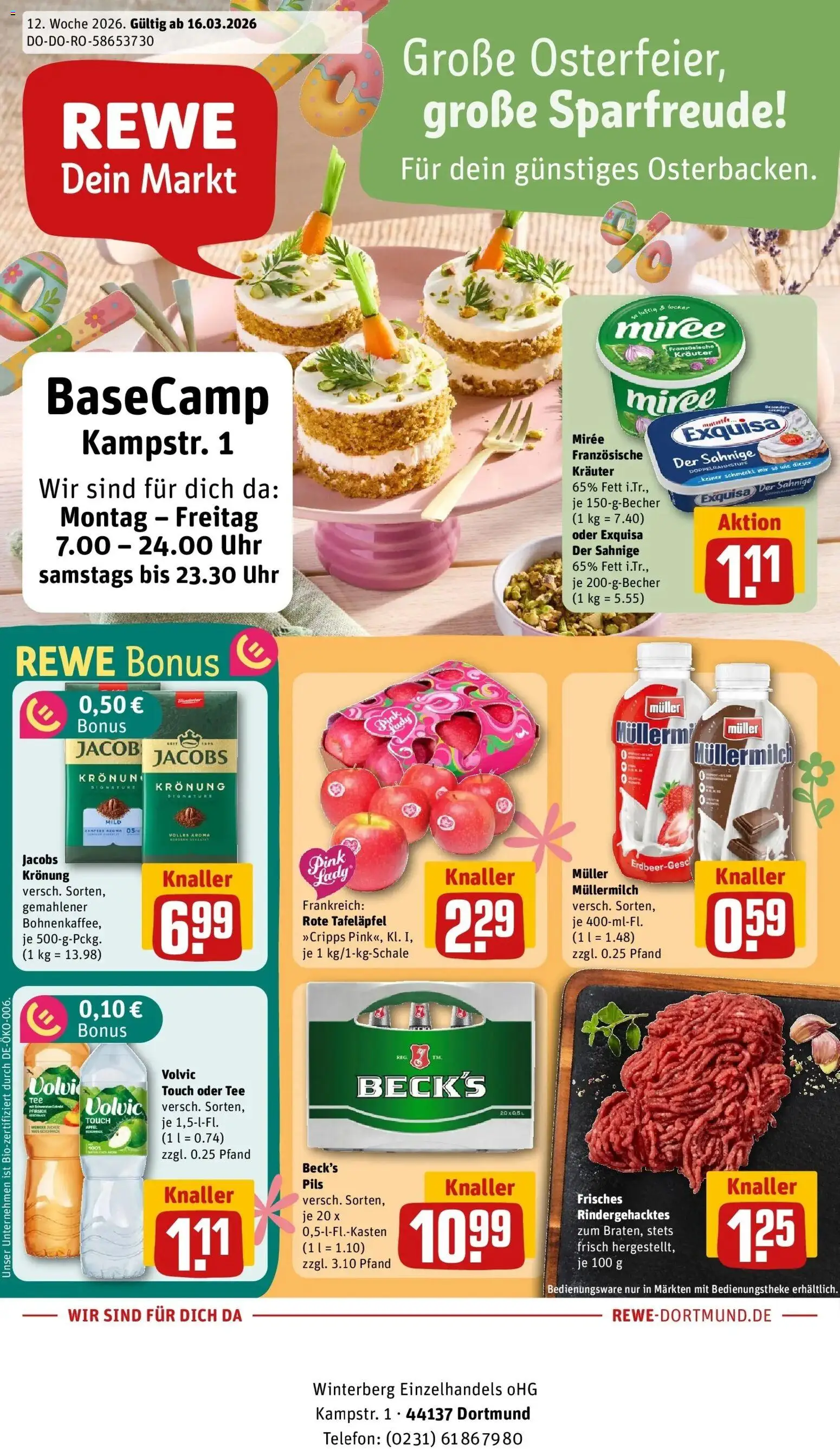 Vorschau von dem Prospekt des Geschäftes Rewe, gültig ab dem 15.03.2026