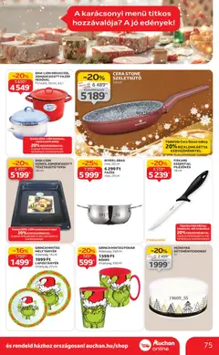 Auchan - Akciós újság Auchan megtekintése, amely érvényes 2025.12.04.-től | Oldal: 75