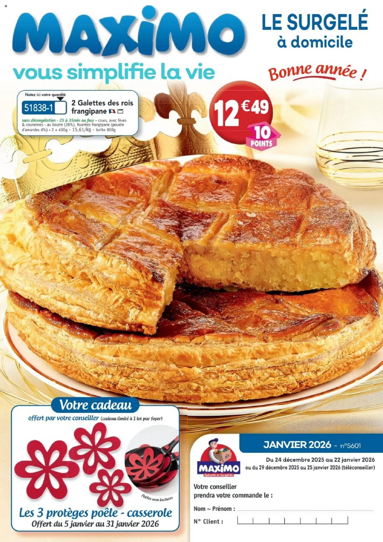 Prévisualisation de Catalogue du magasin Maximo formulaire valide 24/12/2025