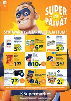Kaupan K-Supermarket Tarjoukset esikatselu, voimassa 04/09/2025
