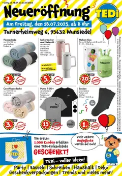 Vorschau von dem Prospekt des Geschäftes TEDi, gültig ab dem 18.07.2025