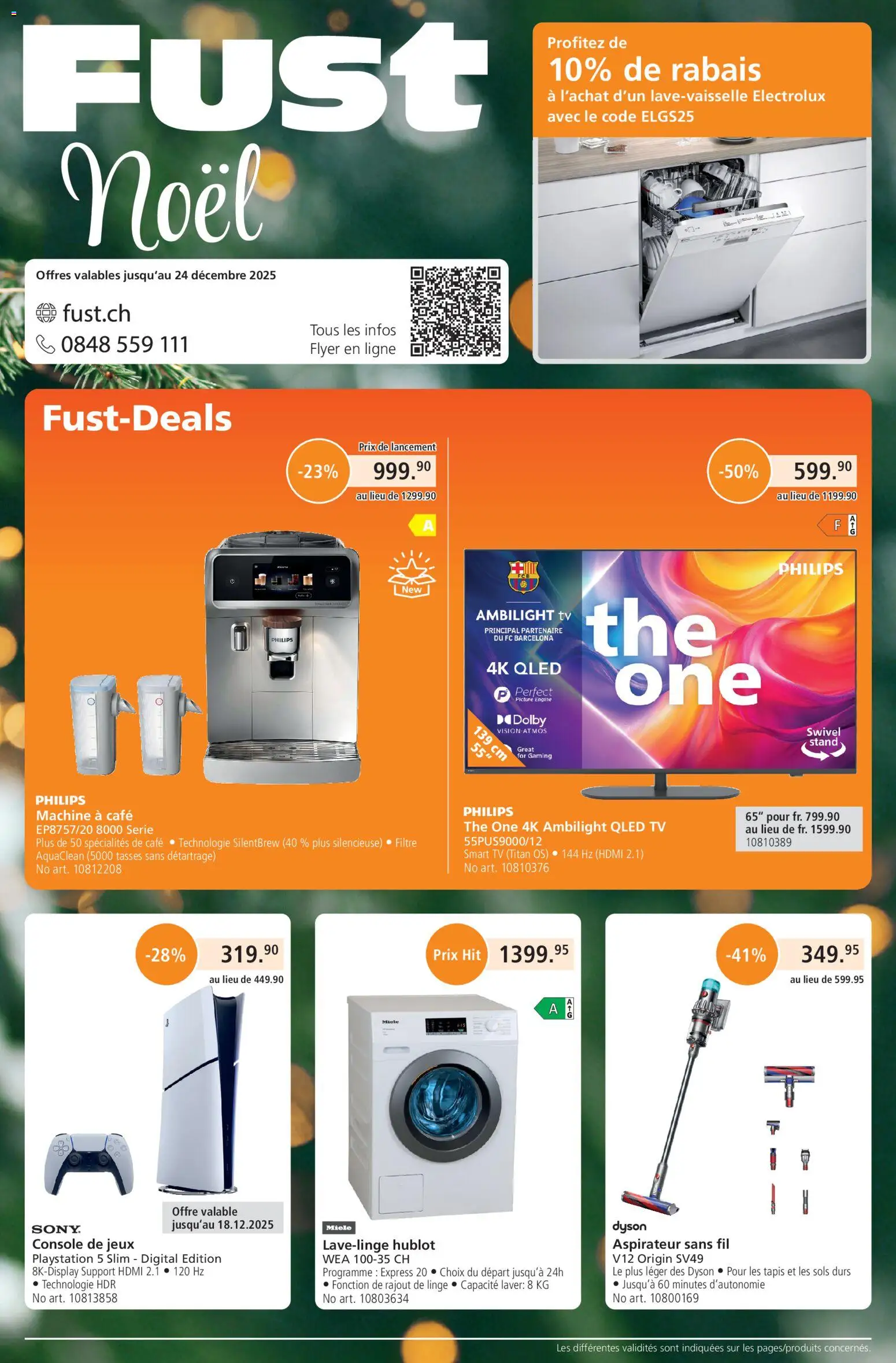 Vorschau des Merkblatts Aktionen FR vom Shop Fust gültig von 01.12.2025 bis 24.12.2025