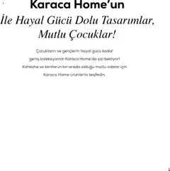 Karaca Karaca Home - Genç ve Bebek 01.03.2025 - Broşürünün önizlemesi