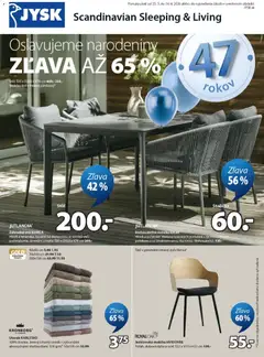 Náhľad JYSK letáku platného od 25.03.2026