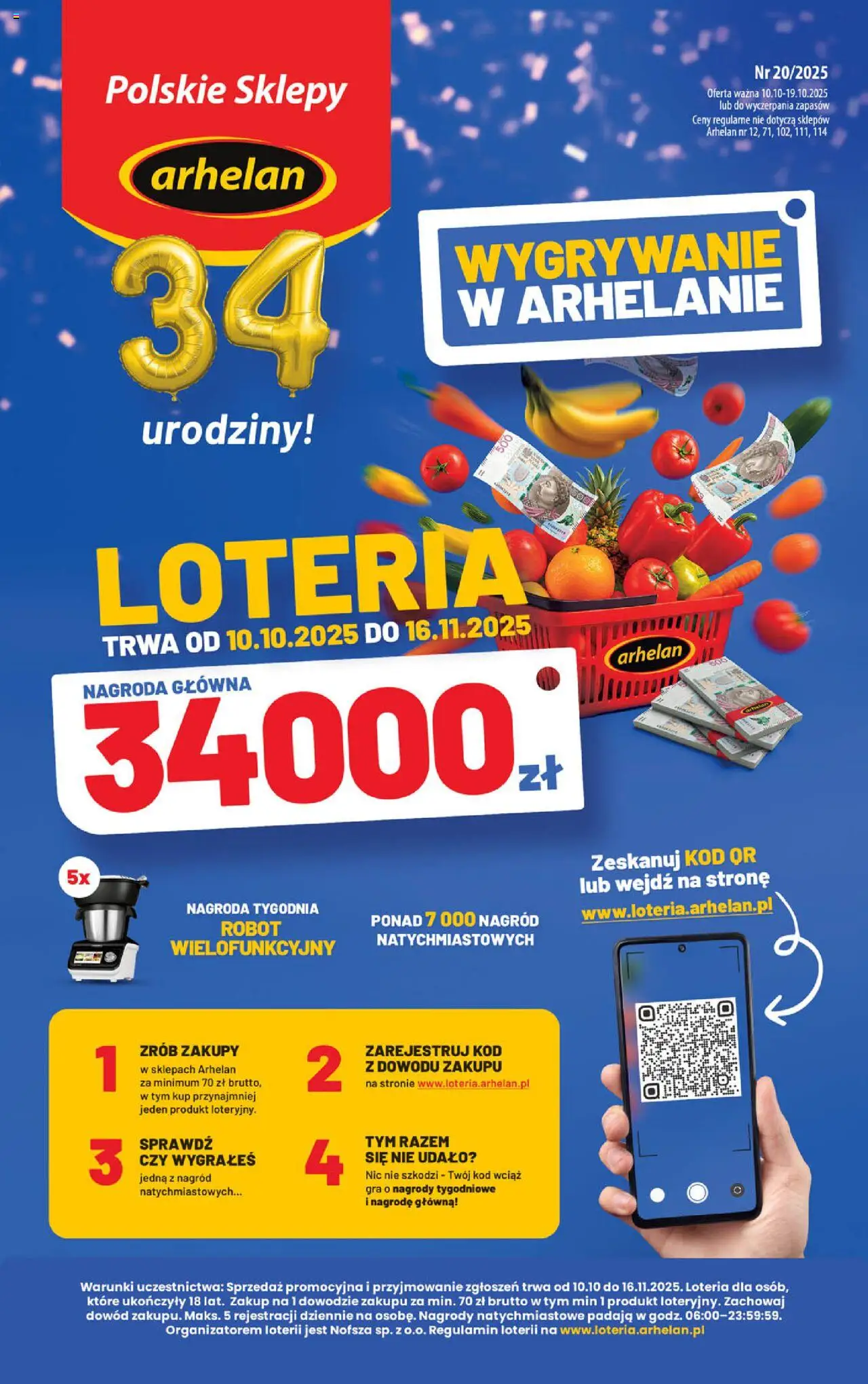Arhelan Gazetka od 10.10.2025 - Nowa Gazetka - Numer strony 1