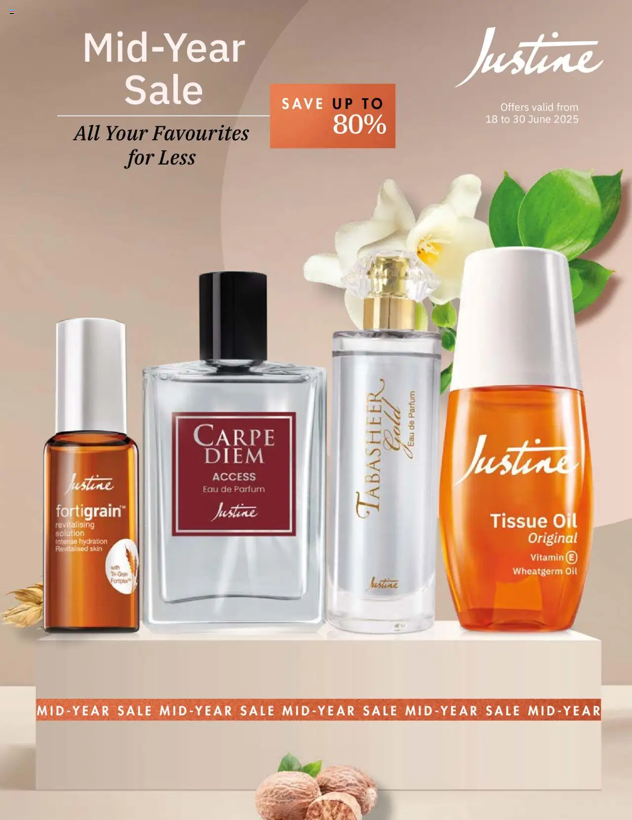 Justine Mid-Year Sale from 18/06 - 30/06/2025 > Promotions