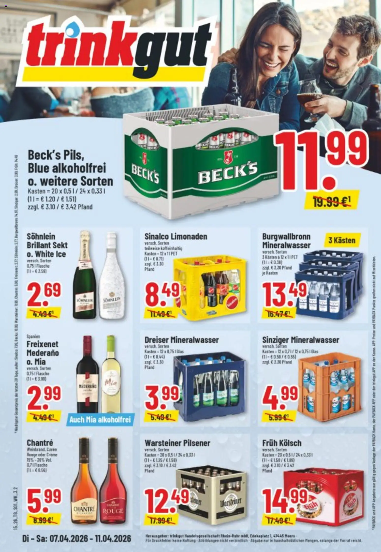 Vorschau von dem Prospekt des Geschäftes Trinkgut, gültig ab dem 07.04.2026