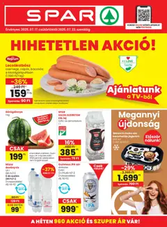 Spar - Akciós újság Spar megtekintése, amely érvényes 2025.07.17.-től
