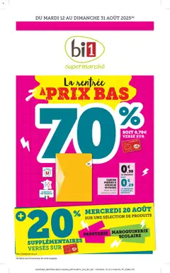 Prévisualisation de Catalogue du magasin bi1 formulaire valide 11/08/2025