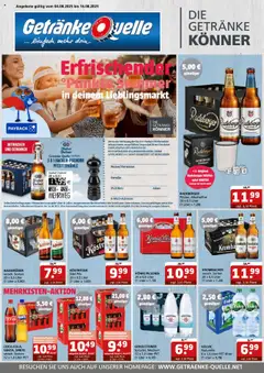 Vorschau von dem Prospekt des Geschäftes Getränke Quelle, gültig ab dem 04.08.2025