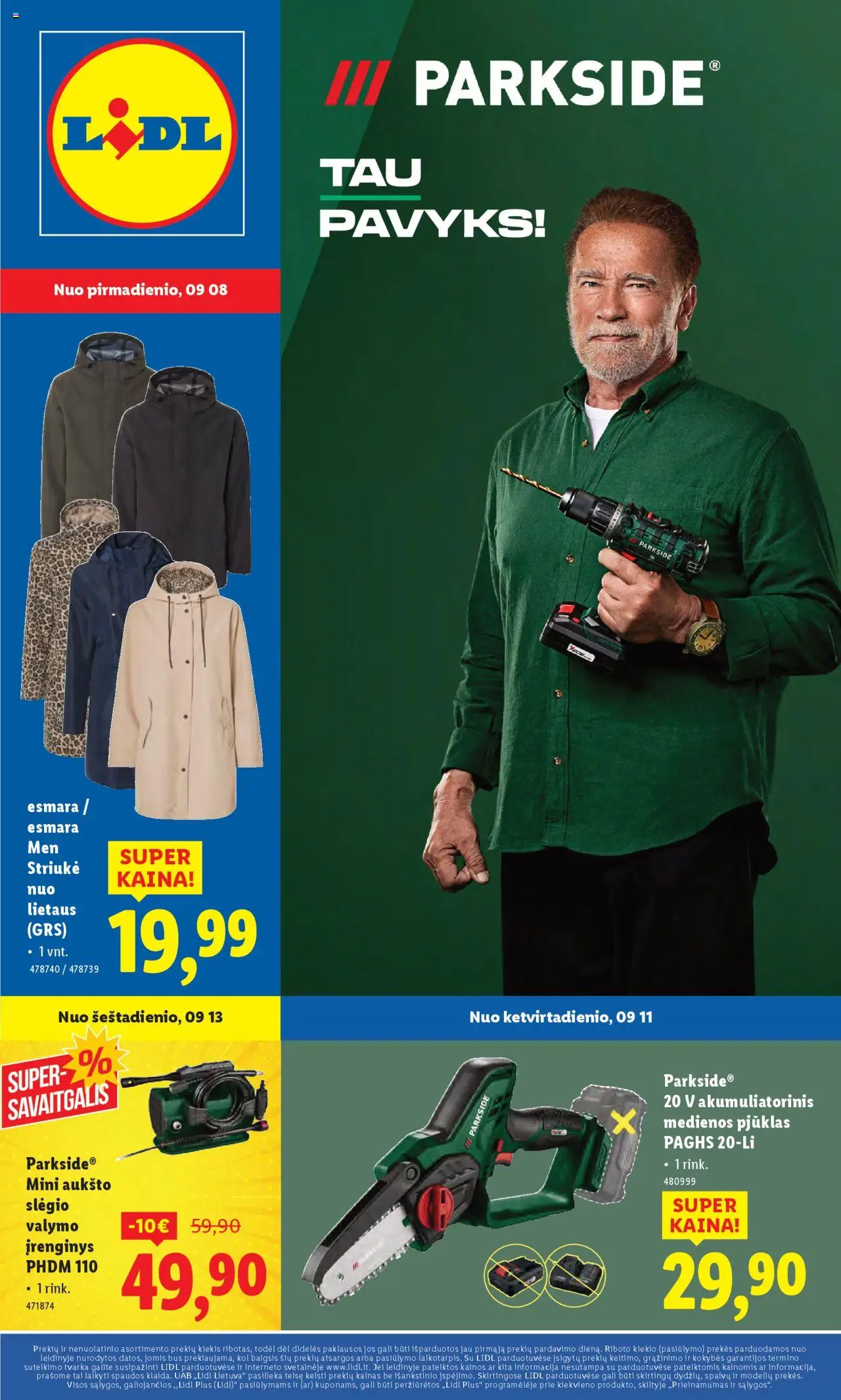 LIDL leidinys galioja nuo 2025.09.08 – puslapio numeris 1