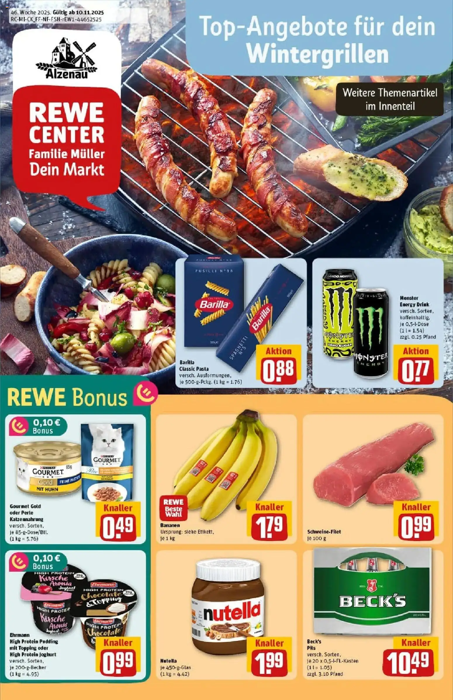 Vorschau von dem Prospekt des Geschäftes Rewe, gültig ab dem 09.11.2025