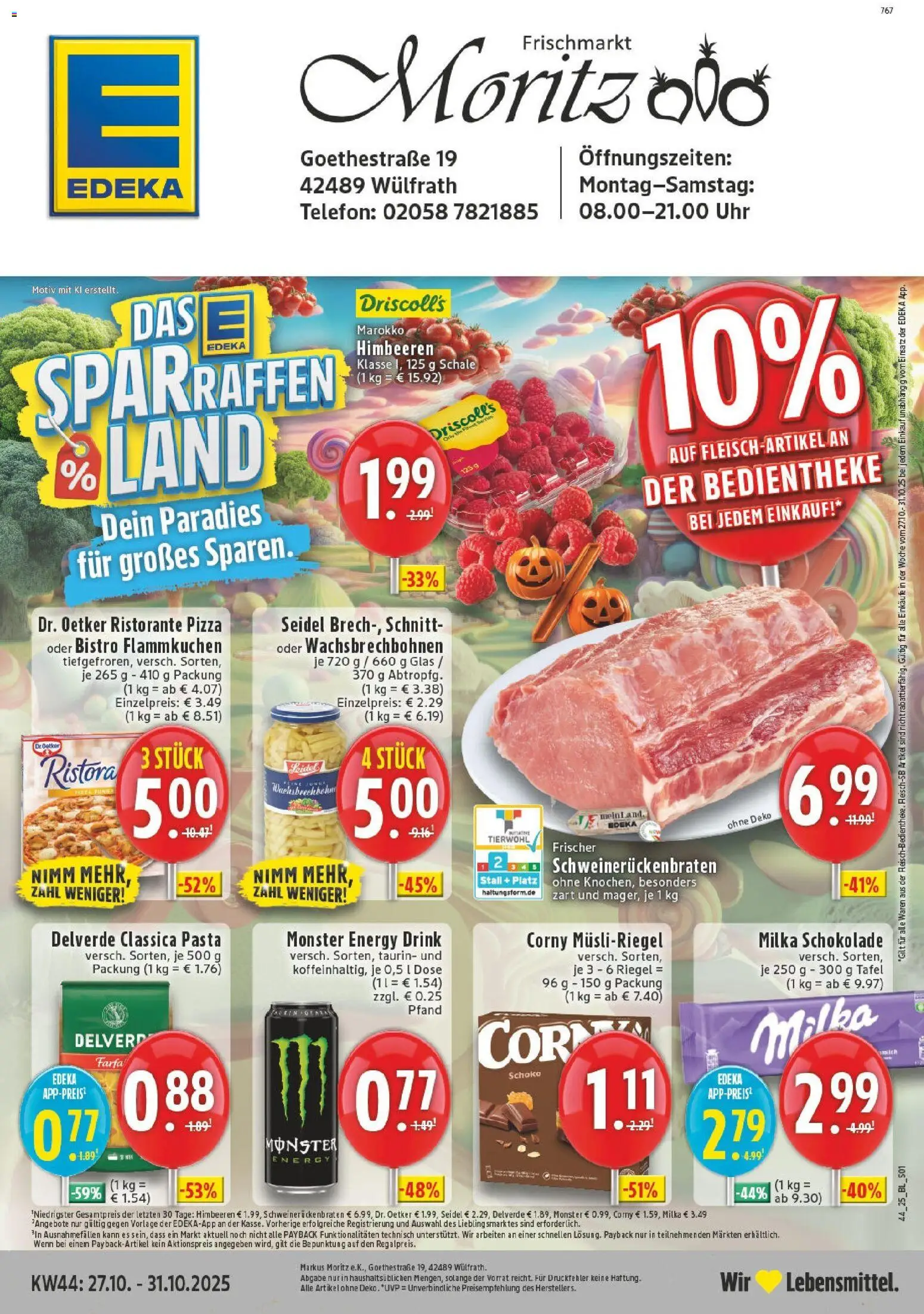 Vorschau von dem Prospekt des Geschäftes Edeka, gültig ab dem 26.10.2025