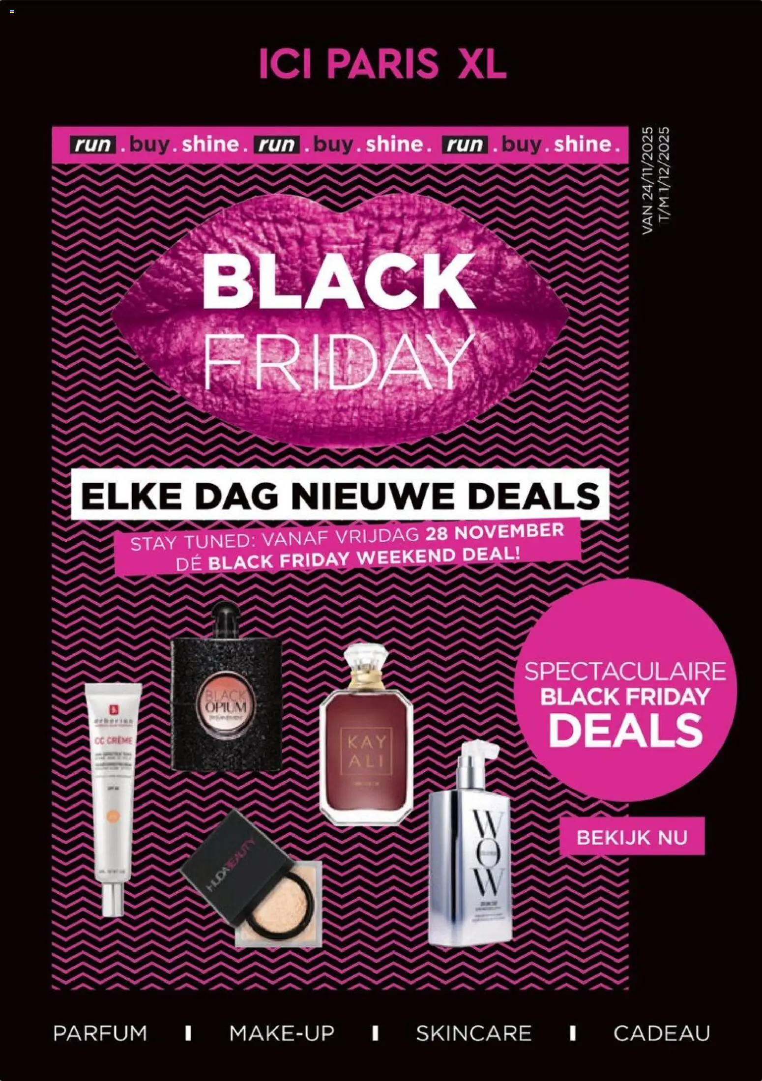 Voorbeeld van Black Friday van winkel ICI Paris XL geldig vanaf 24-11-2025