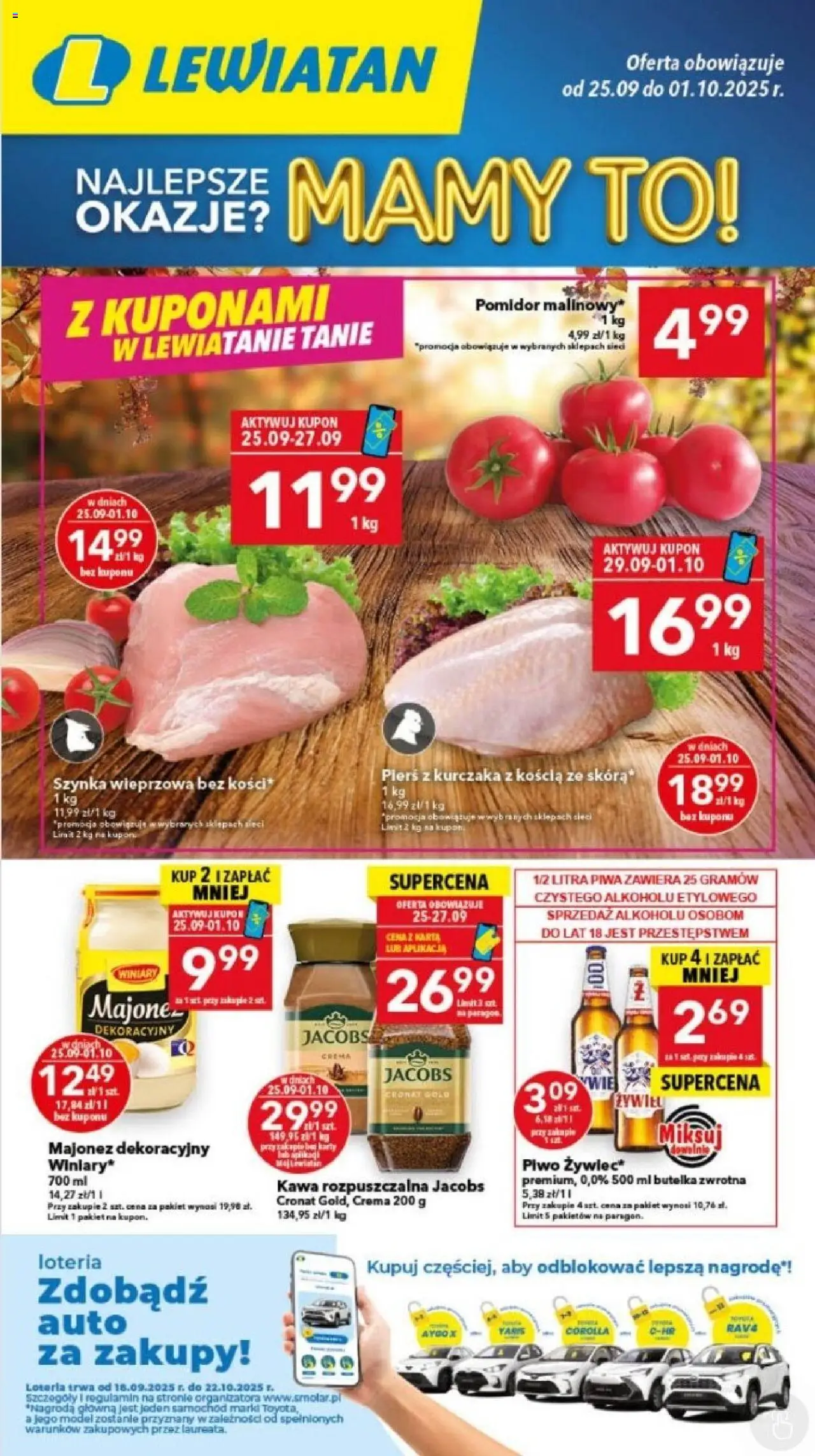 Lewiatan gazetka od 25.09.2025 - Promocje "Bydgoszcz" - Numer strony 1