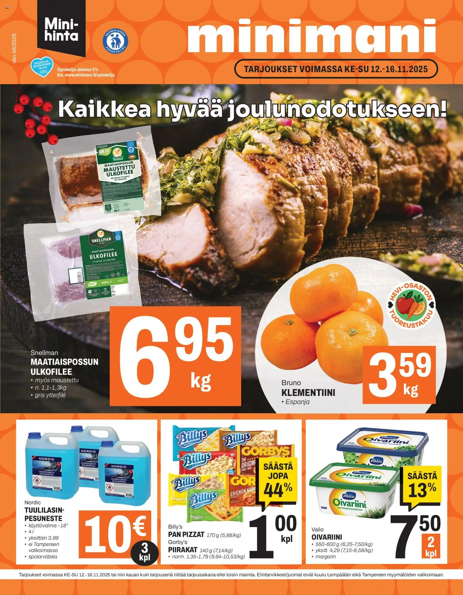 Kaupan Minimani Tarjoukset esikatselu, voimassa 12/11/2025