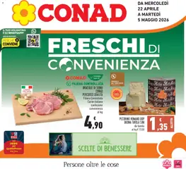 Anteprima dell'opuscolo Conad volantino dal negozio Conad valido da 22/04/2026