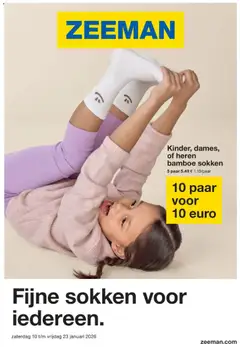 Voorbeeld van Folder van winkel Zeeman geldig vanaf 10/01/2026