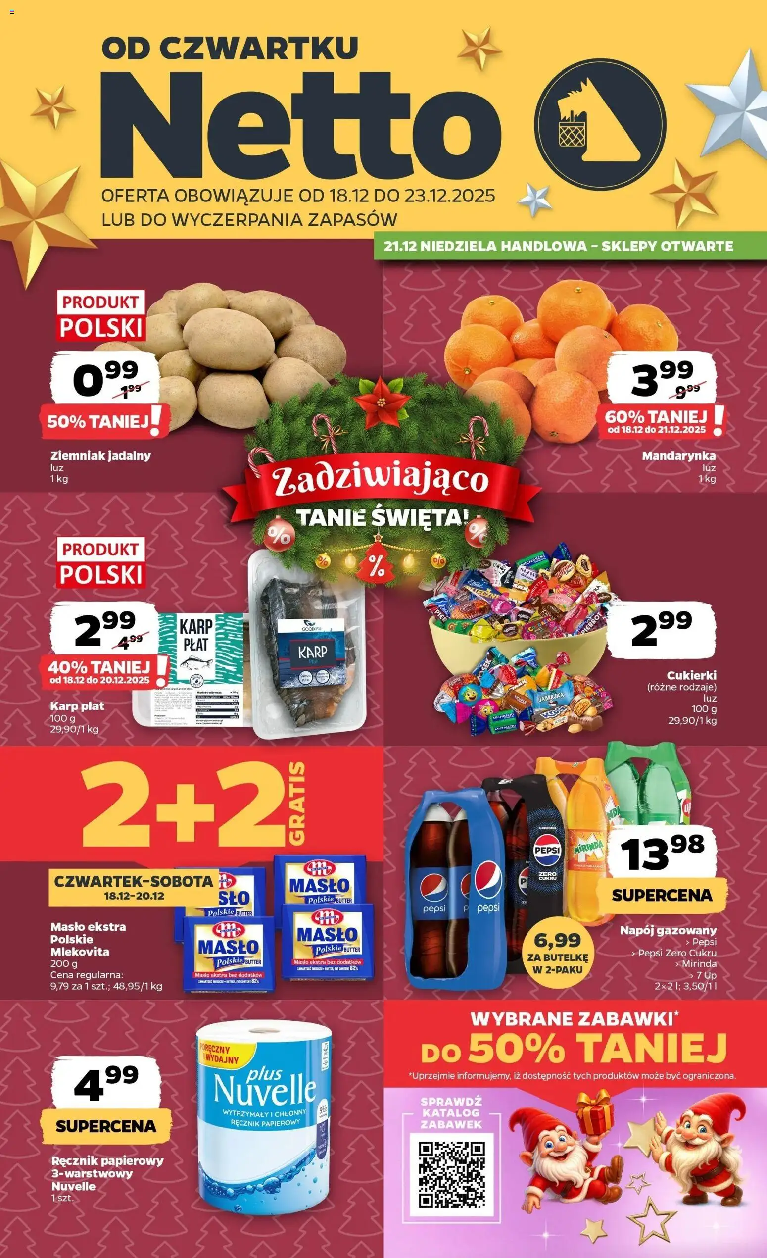 Pogląd gazetki "Gazetka spożywcza" ze sklepu Netto ważnej od 18.12.2025