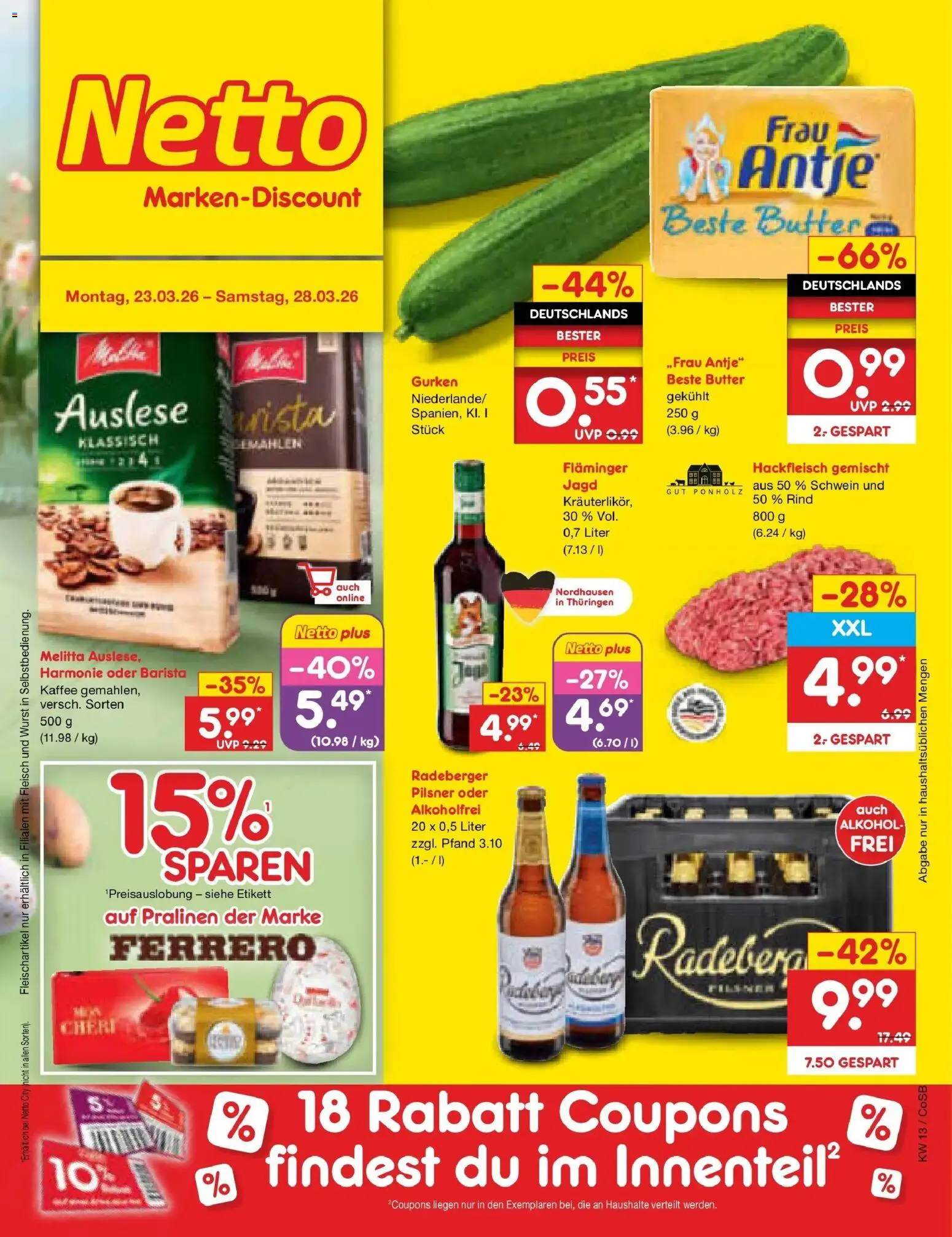 Vorschau von dem Prospekt des Geschäftes Netto Marken-Discount, gültig ab dem 23.03.2026