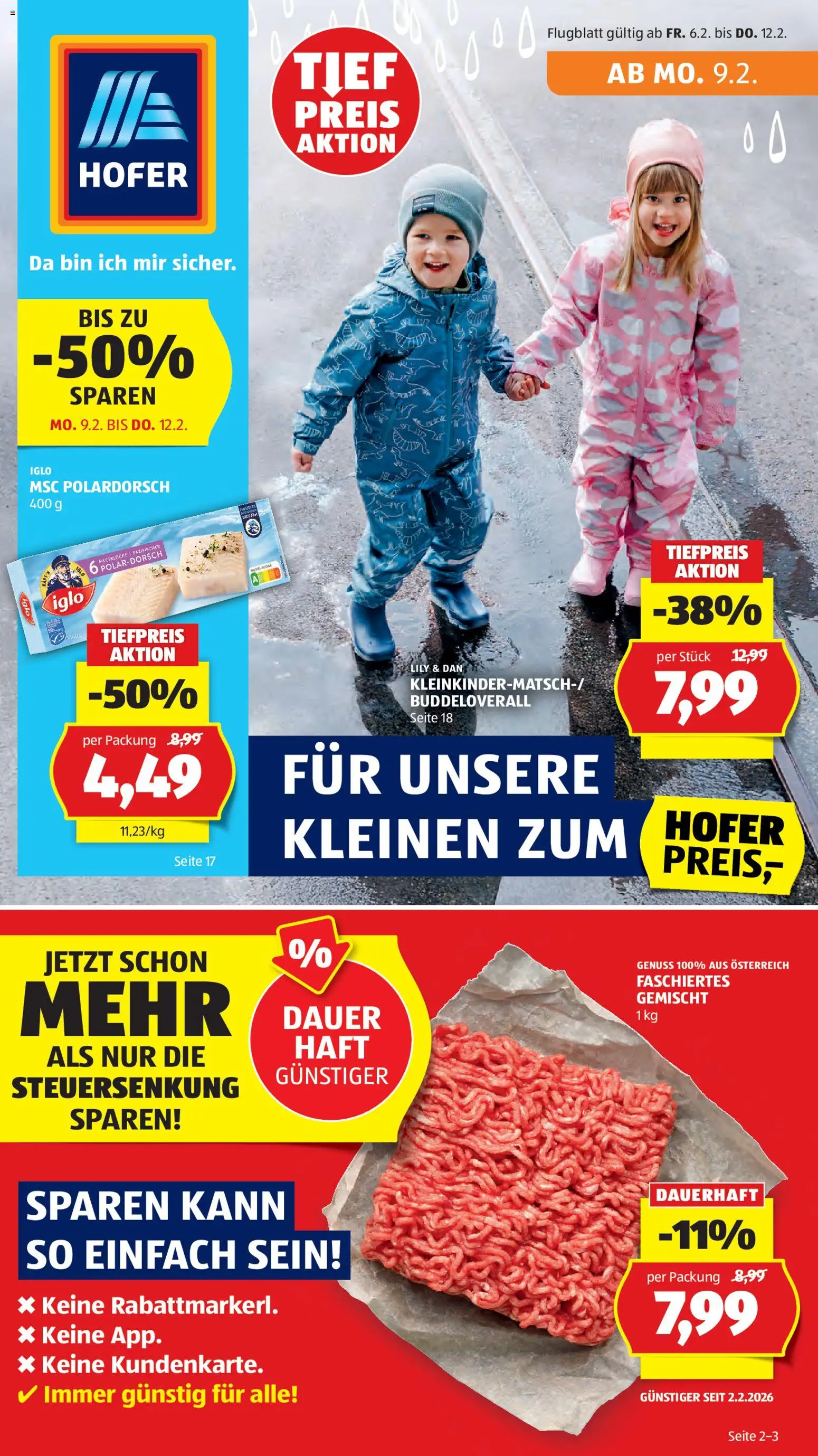 Vorschau der Angebote: Hofer Flugblatt gültig ab 06.02.2026