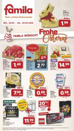 Vorschau von dem Prospekt des Geschäftes Famila Nordwest, gültig ab dem 30.03.2026