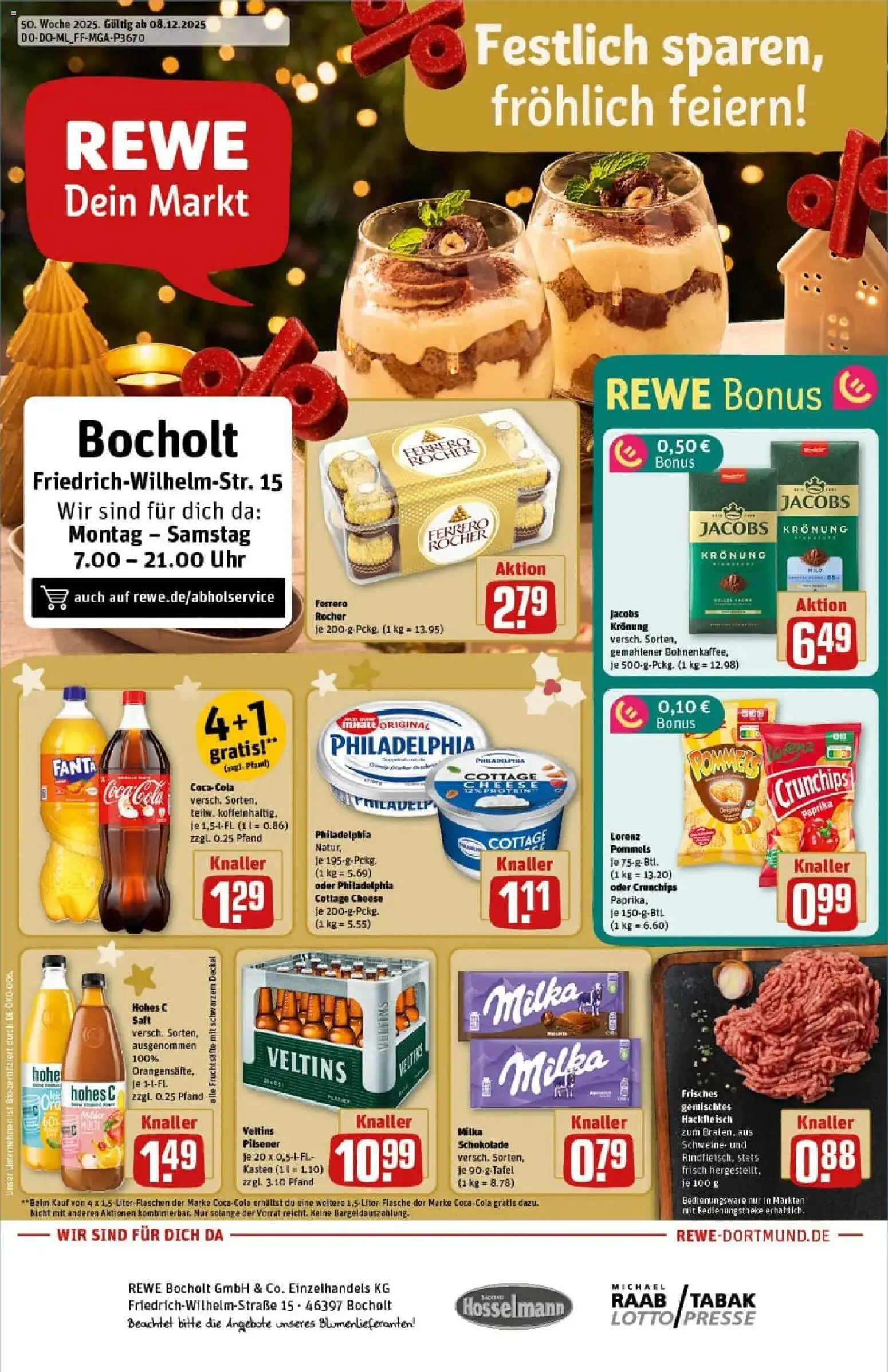 Vorschau von dem Prospekt des Geschäftes Rewe, gültig ab dem 07.12.2025